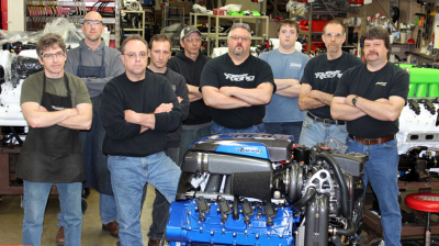 Nine Men Competition engines workshop