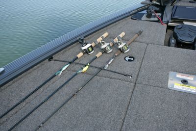 fishing rod straps for boat deck