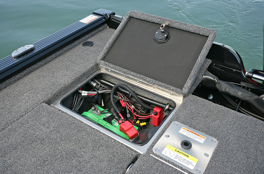 Pro-V Bass XS Aft Battery Storage Compartment