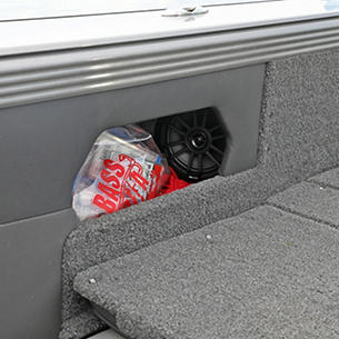 Tyee Starboard Stereo Speaker and Aft Storage Cubby