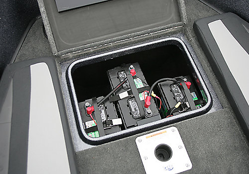 Tyee GL Bow Deck Battery Storage Compartment