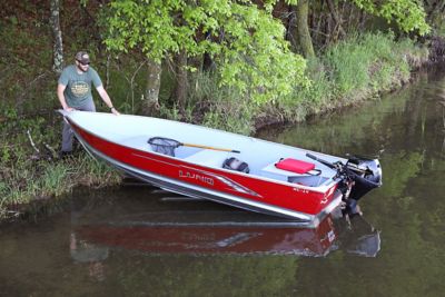 A 14 14 Foot Sunfish Fishing Boat Lund Boats