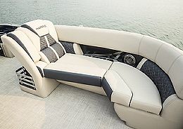 Grand Mariner Port Bow Lounger in French Gray