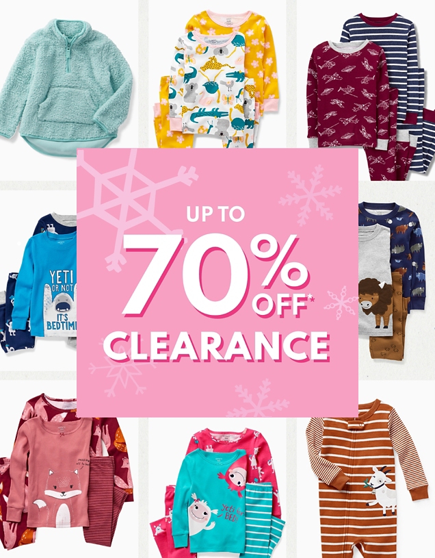 UP TO 70% OFF* CLEARANCE 