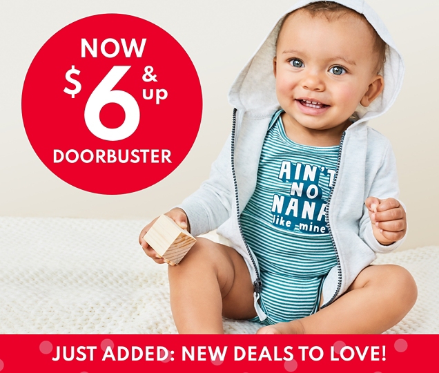 $7 & up DOORBUSTERS | OUR BIGGEST BABY SALE! 