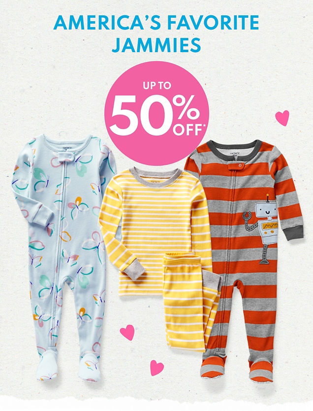 AMERICA'S FAVORITE JAMMIES | UP TO 50% OFF%*