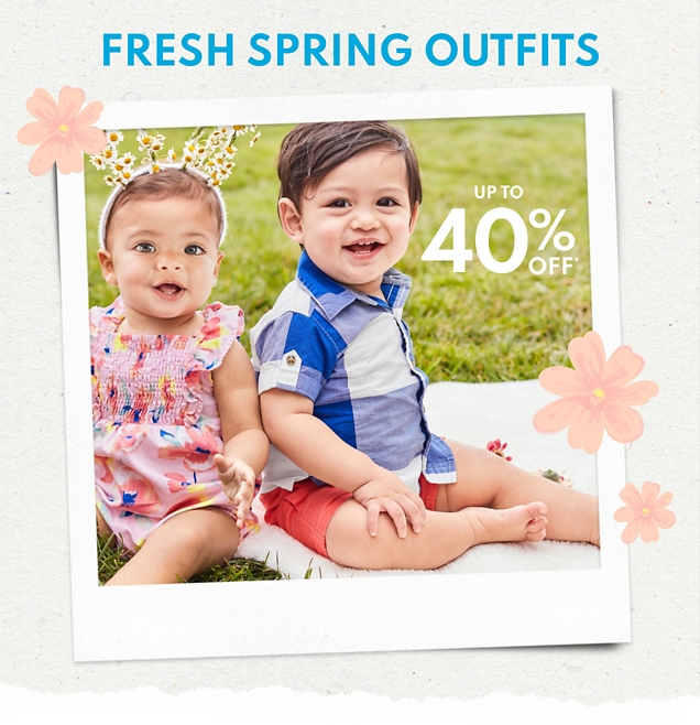 FRESH SPRING OUTFITS | UP TO 40% OFF*