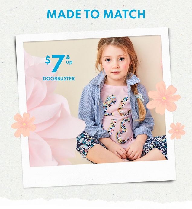 MADE TO MATCH | $7.50 & up DOORBUSTER