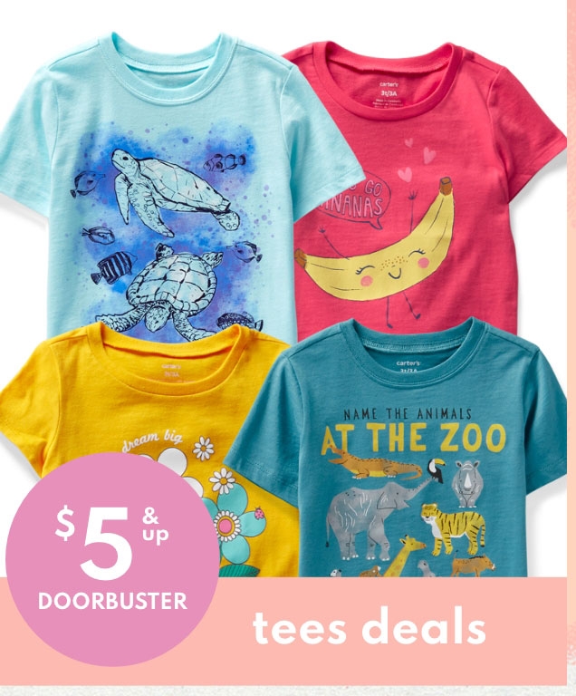 $5 & up | DOORBUSTER | tees deals