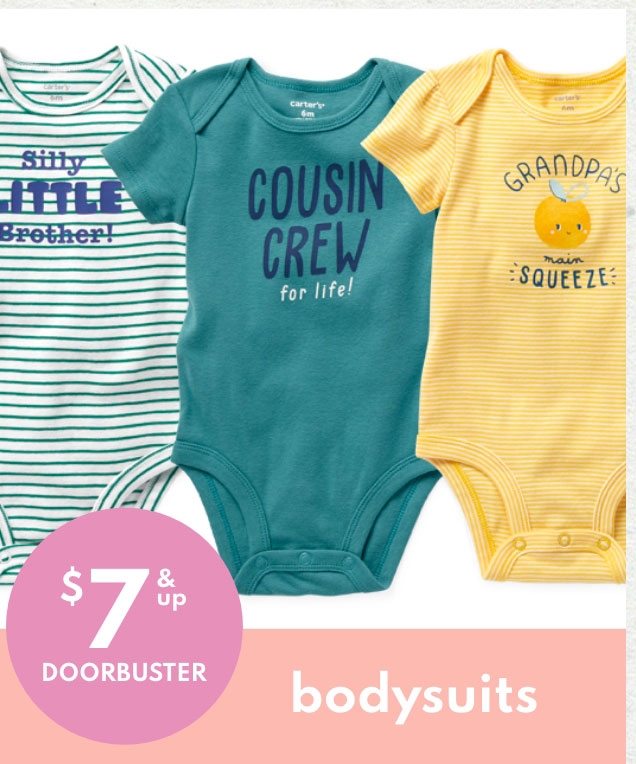 $7 & up | DOORBUSTER | bodysuits