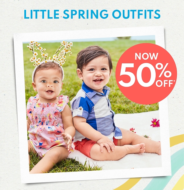 LITTLE SPRING OUTFITS NOW 50% OFF*
