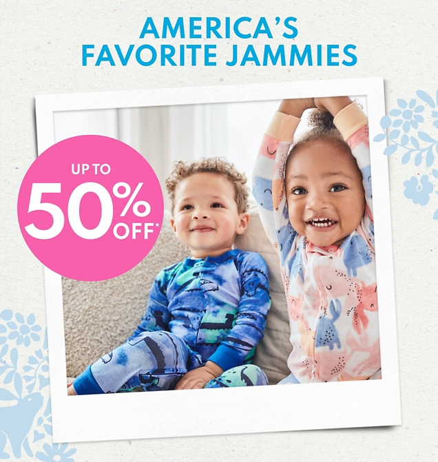 AMERICA'S FAVORITE JAMMIES | UP TO 50% OFF* 