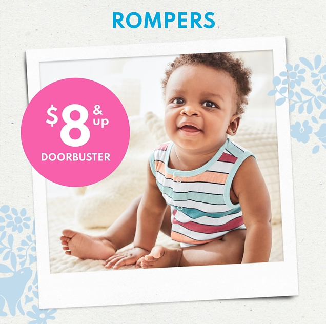 ROMPERS | $8 & up DOORBUSTER 