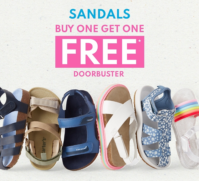 SANDALS | BUY ONE GET ONE FREE* | DOORBUSTER 