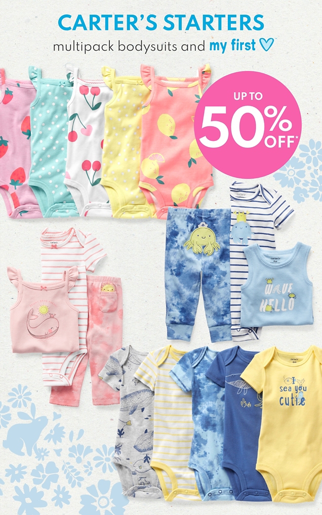 CARTER'S STARTERS | multipack bodysuits and my first love | UP TO 50% OFF*