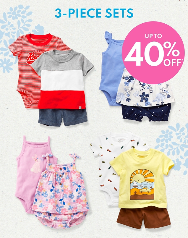 3-PIECE SETS | UP TO 40% OFF* 