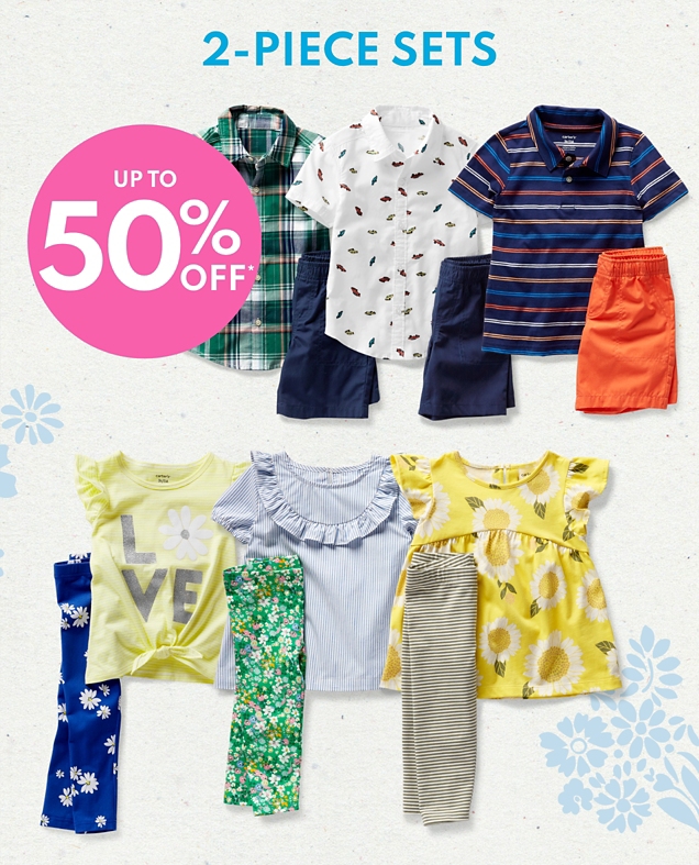 2-PIECE SETS | UP TO 50% OFF* 