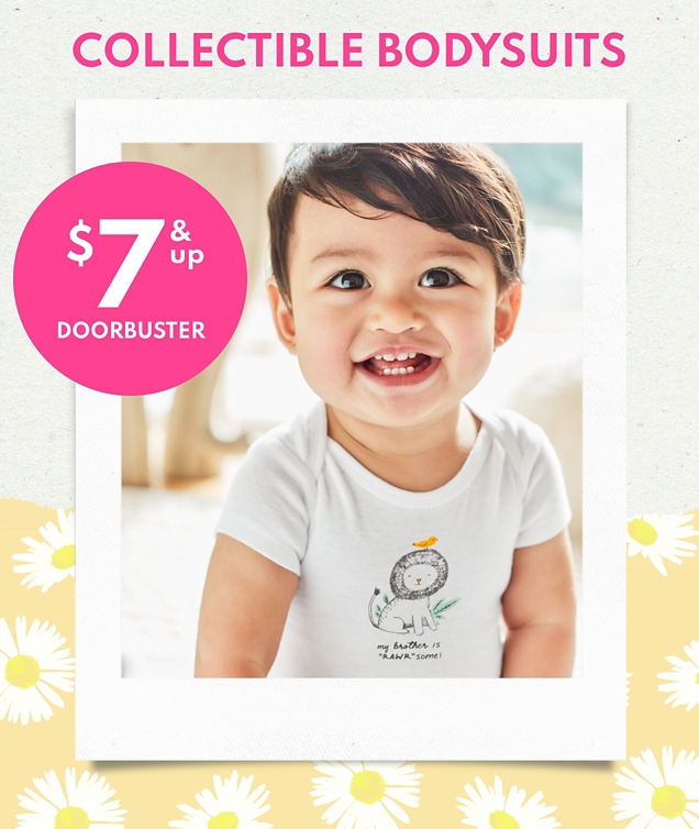 COLLECTIBLE BODYSUITS | $7 & up DOORBUSTER 