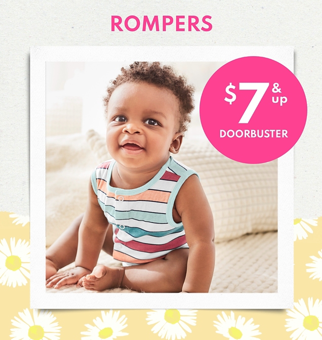 ROMPERS | $7 & up DOORBUSTER 
