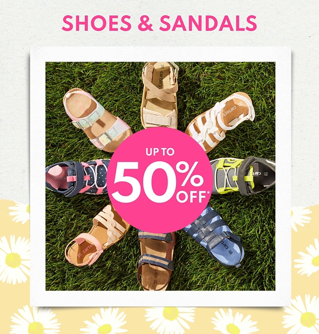 SHOES & SANDALS | UP TO 50% OFF* 