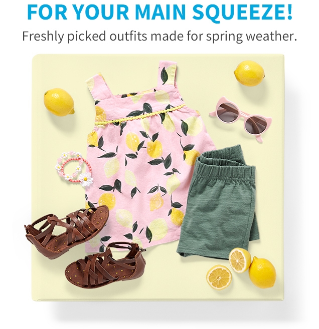 FOR YOUR MAIN SQUEEZE! | Freshly picked outfits made for spring weather.