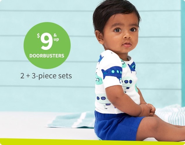 $9 & up DOORBUSTERS | 2 + 3‐piece sets