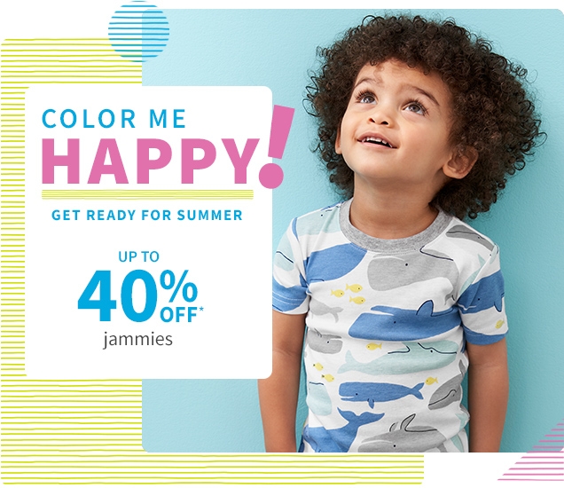 COLOR ME HAPPY! | GET READY FOR SUMMER UP TO 40% OFF* jammies