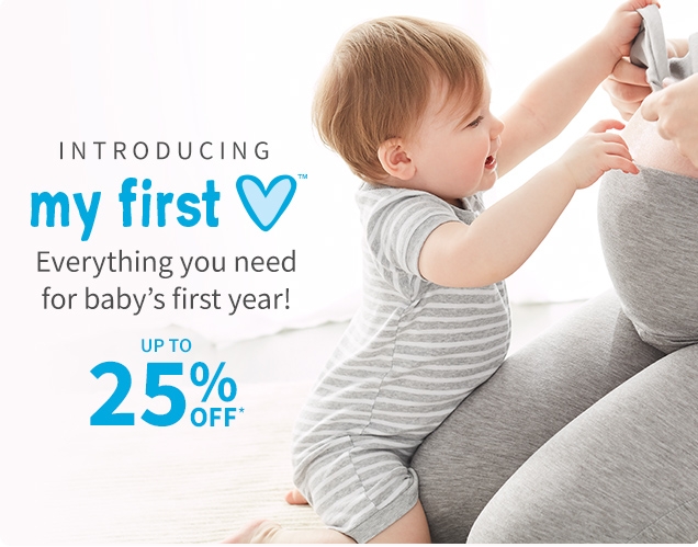 INTRODUCING | my first 💙 | Everything you need for baby's first year! | UP TO 25% OFF*