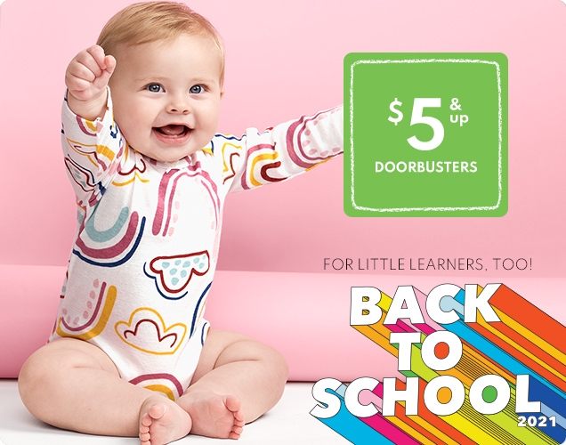 $ 5 & up | DOORBUSTER | FOR LITTLE LEARNERS, TOO ! | BACK TO SCHOOL 2021
