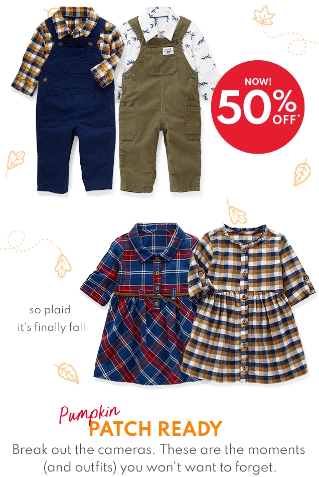 NOW! 50% OFF* | so plaid it's finally fall | Pumpkin PATCH READY | Break out the cameras. These are the moments (and outfits) you won't want to forget. 