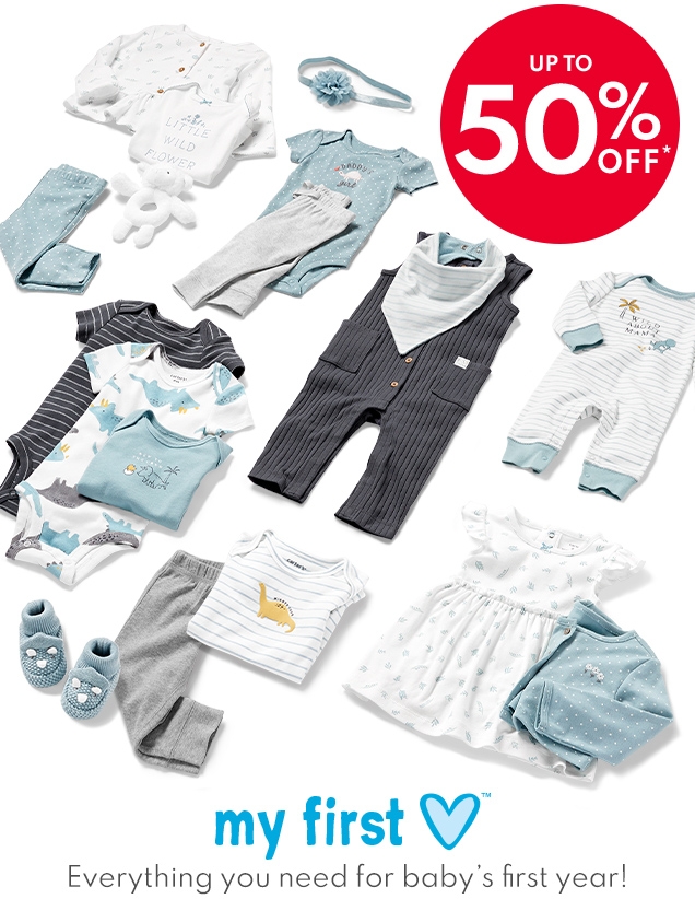 UP TO 50% OFF* | my first love | Everything you need for baby's first year!