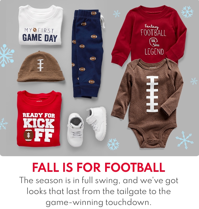 FALL IS FOR FOOTBALL | The season is in full swing, and we've got looks that last from the tailgate to the game-winning touchdown.