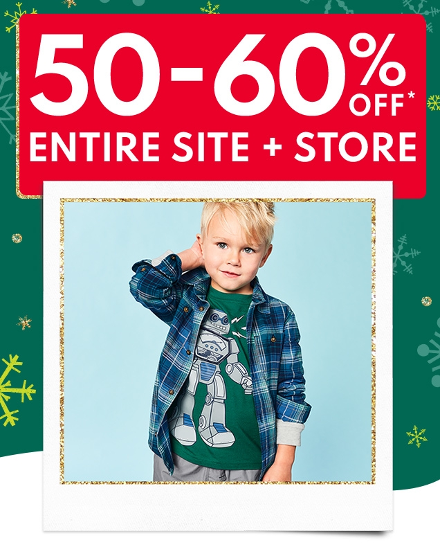 50-60% OFF* | ENTIRE SITE + STORE