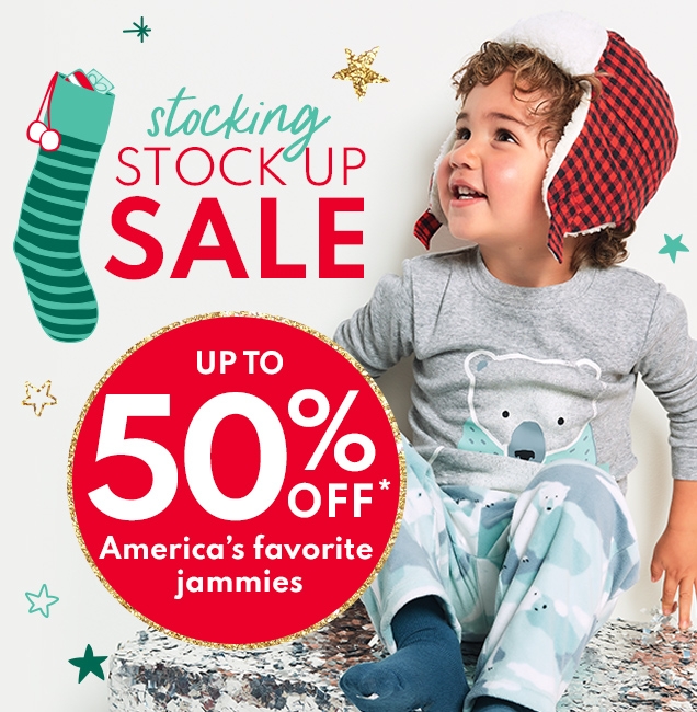 stocking | STOCK UP SALE | UP TO 50% OFF* | America's favorite jammies