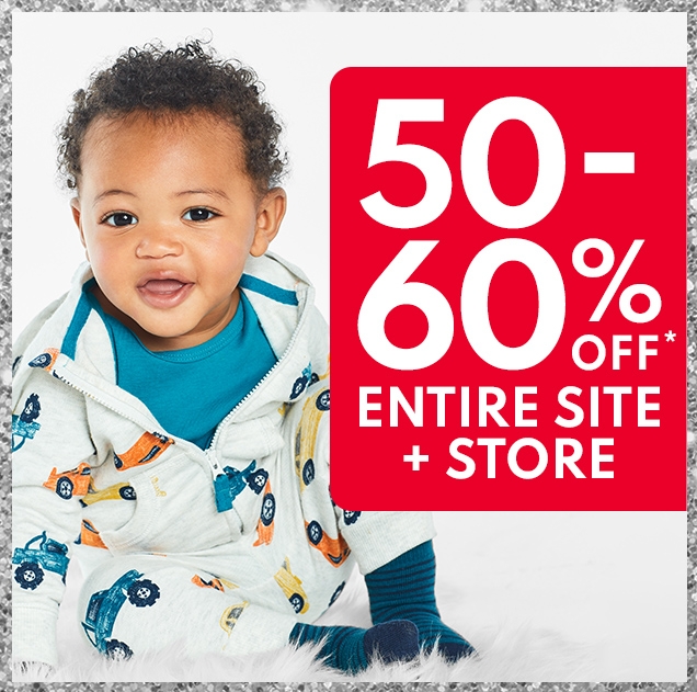 50-60% OFF* ENTIRE SITE + STORE