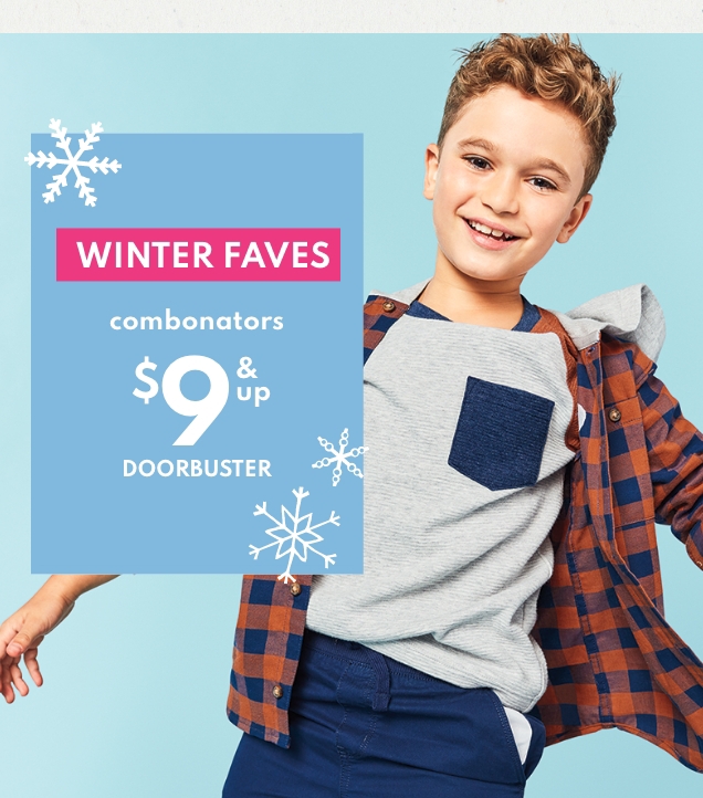 WINTER FAVES | combonators | $9 & up DOORBUSTER 