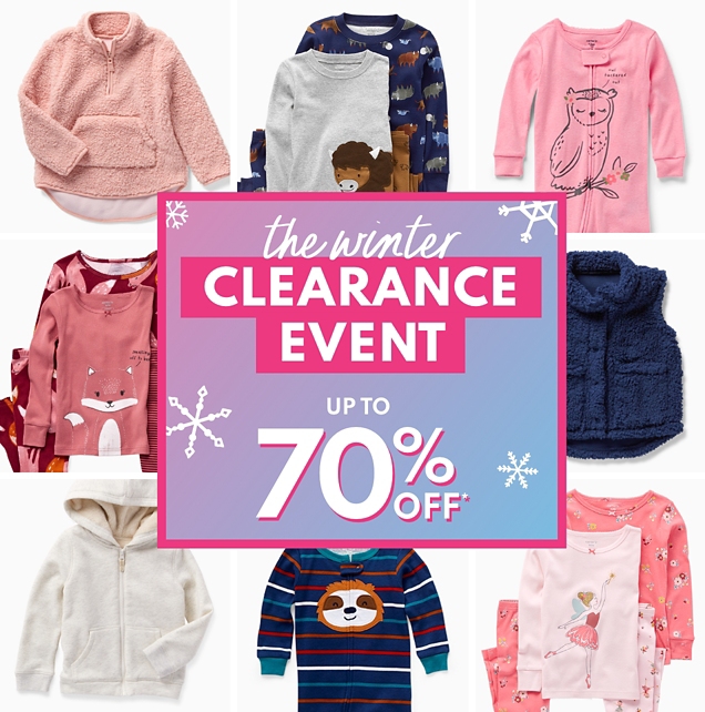 the winter CLEARANCE EVENT | UP TO 70% OFF*
