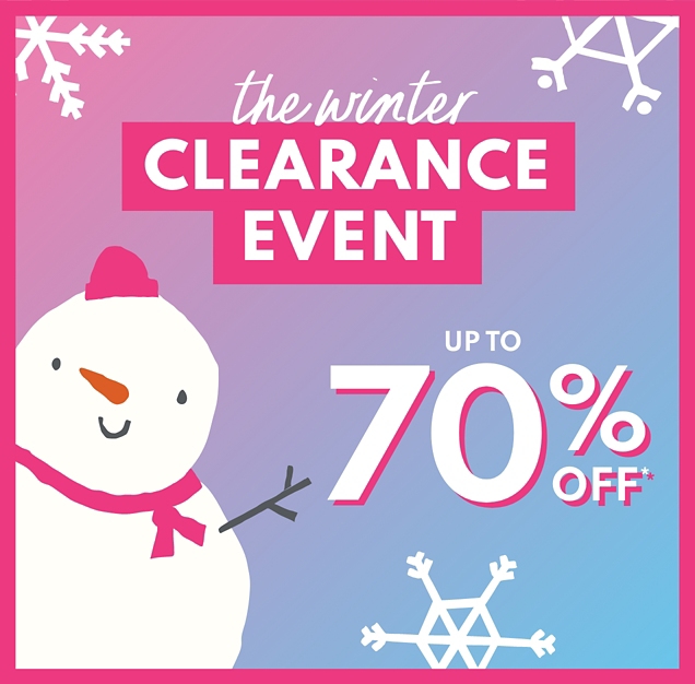 the winter | CLEARANCE EVENT | UP TO 70% OFF*