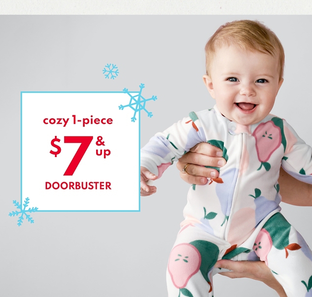 cozy 1-piece | $7 & up DOORBUSTER 