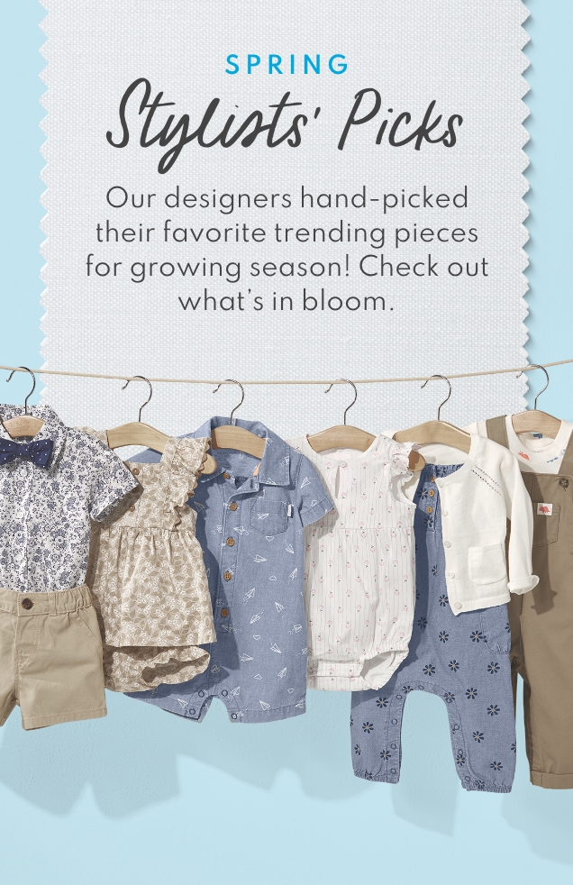 SPRING | Stylist's Picks | Our designers hand-picked their favorite trending pieces for growing season! | Check out what's in bloom. 
