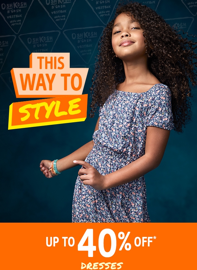 THIS WAY TO STYLE | UP TP 40 % OFF* | DRESSES