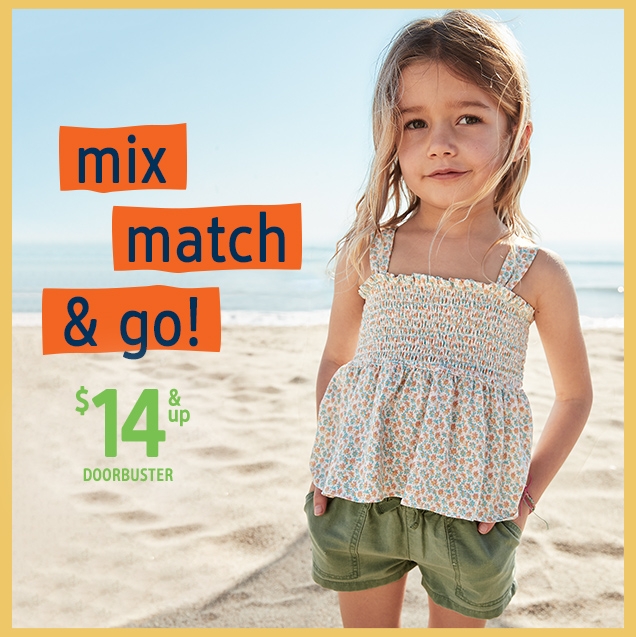 mix match & go! | $14 & up DOORBUSTER