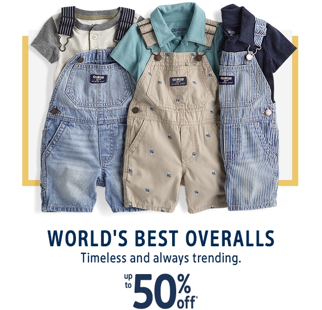 WORLD'S BEST OVERALLS | Timeless and always trending. | up to 50% off*