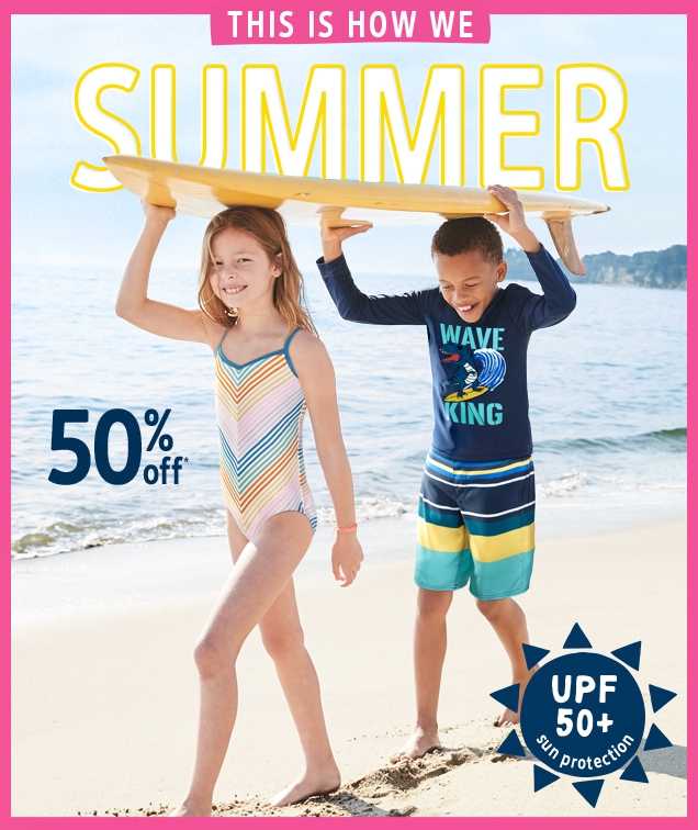 THIS IS HOW WE SUMMER | 50% OFF* | UPF 50+ sun protection