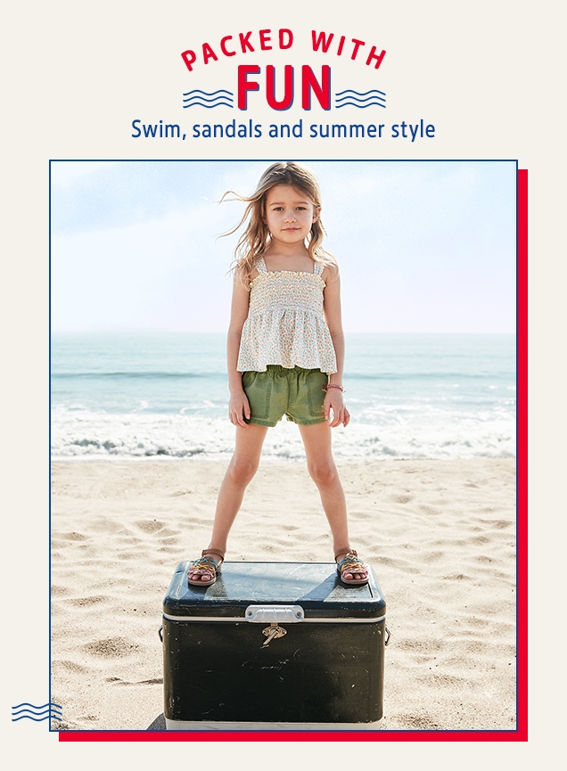 PACKED WITH FUN | Swim, sandals and summer style