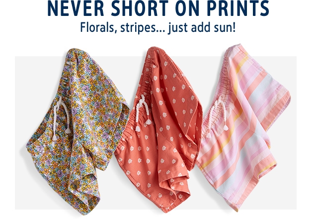 NEVER SHORT ON PRINTS | Florals, stripes...just add sun!