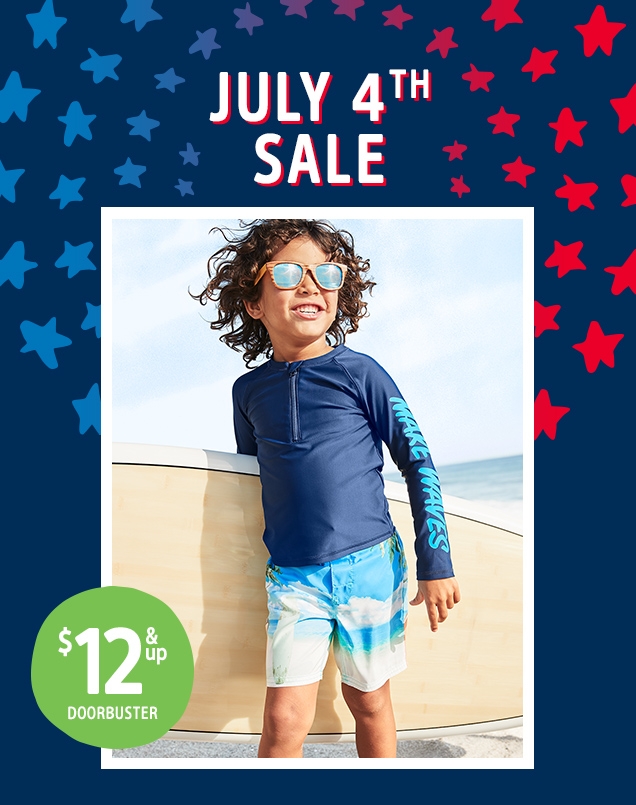 JULY 4TH SALE | $12 & up DOORBUSTER