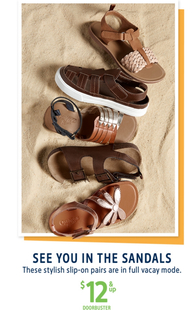 SEE YOU IN THE SANDALS | These stylish slip-on pairs are in full vacay mode. | up to 60% off*