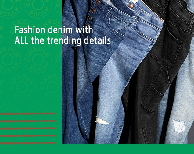 Fashion denim with ALL the trending details