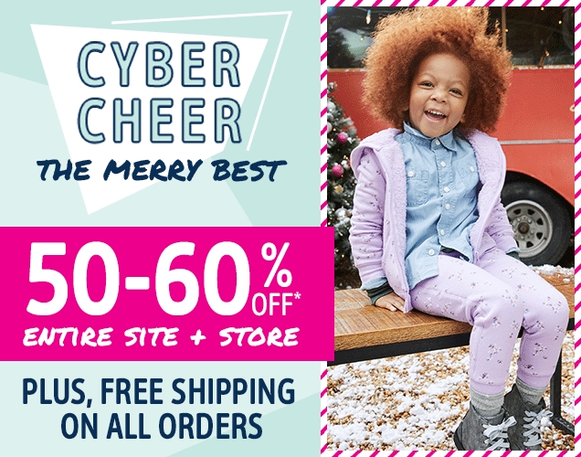 CYBER CHEER | THE MERRY BEST | 50-60% OFF* ENTIRE SITE + STORE | PLUS, FREE SHIPPING ON ALL ORDERS